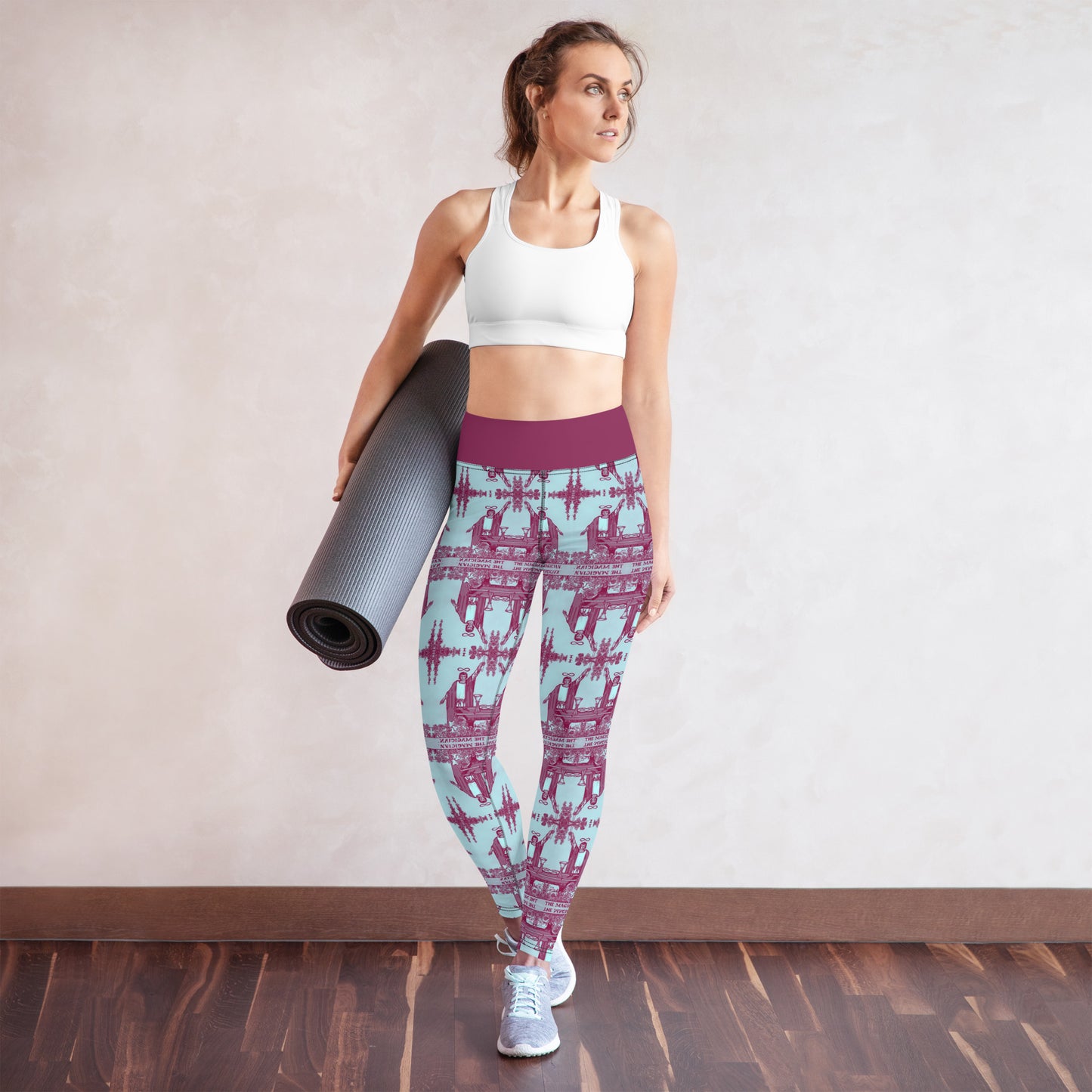 The Magician Tarot Card Yoga Leggings