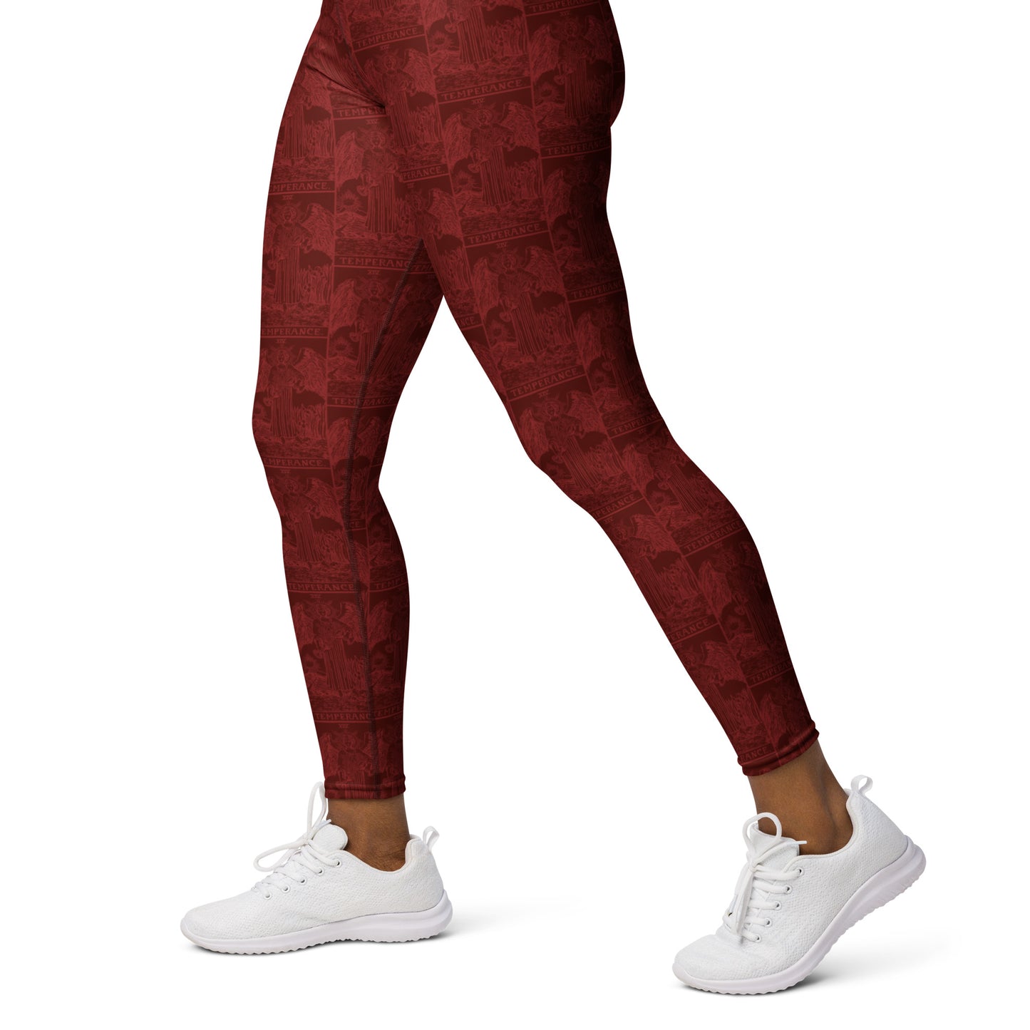 Temperance Tarot Card Yoga Leggings