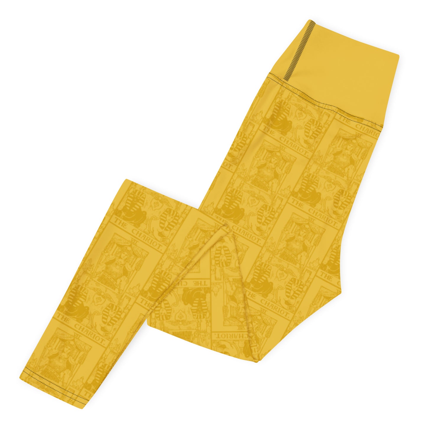 The Chariot Tarot Card Yoga Leggings