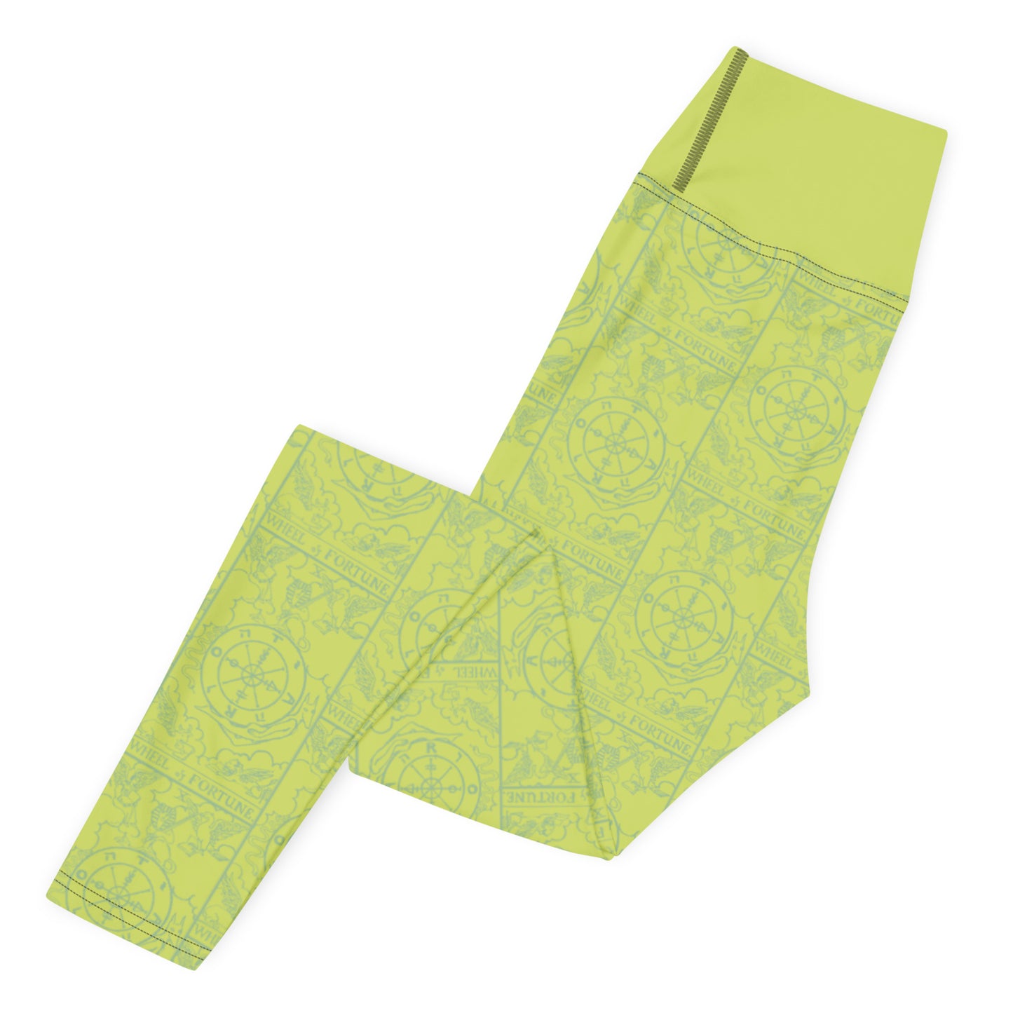 The Wheel of Fortune Card Yoga Leggings