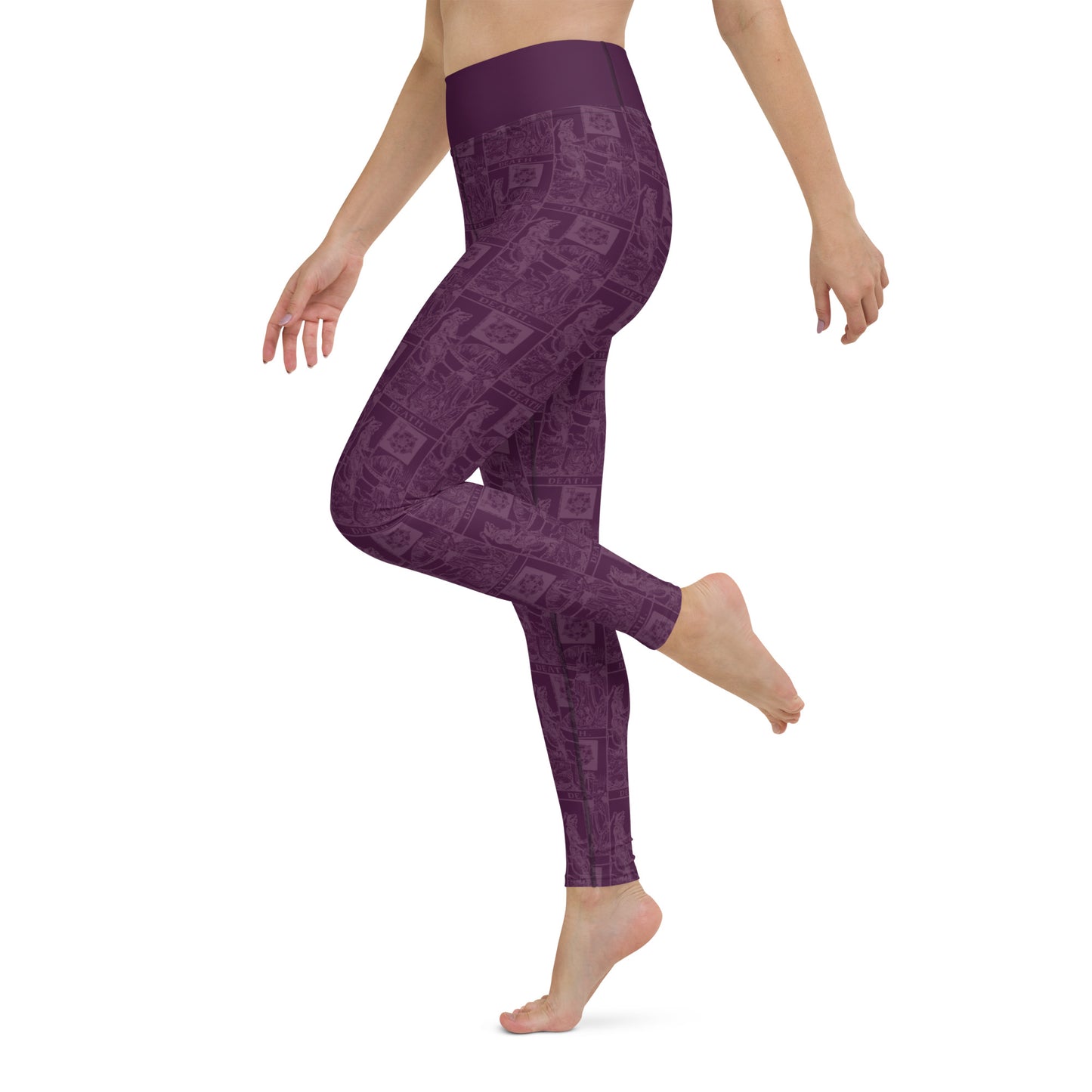 The Death Card Yoga Leggings