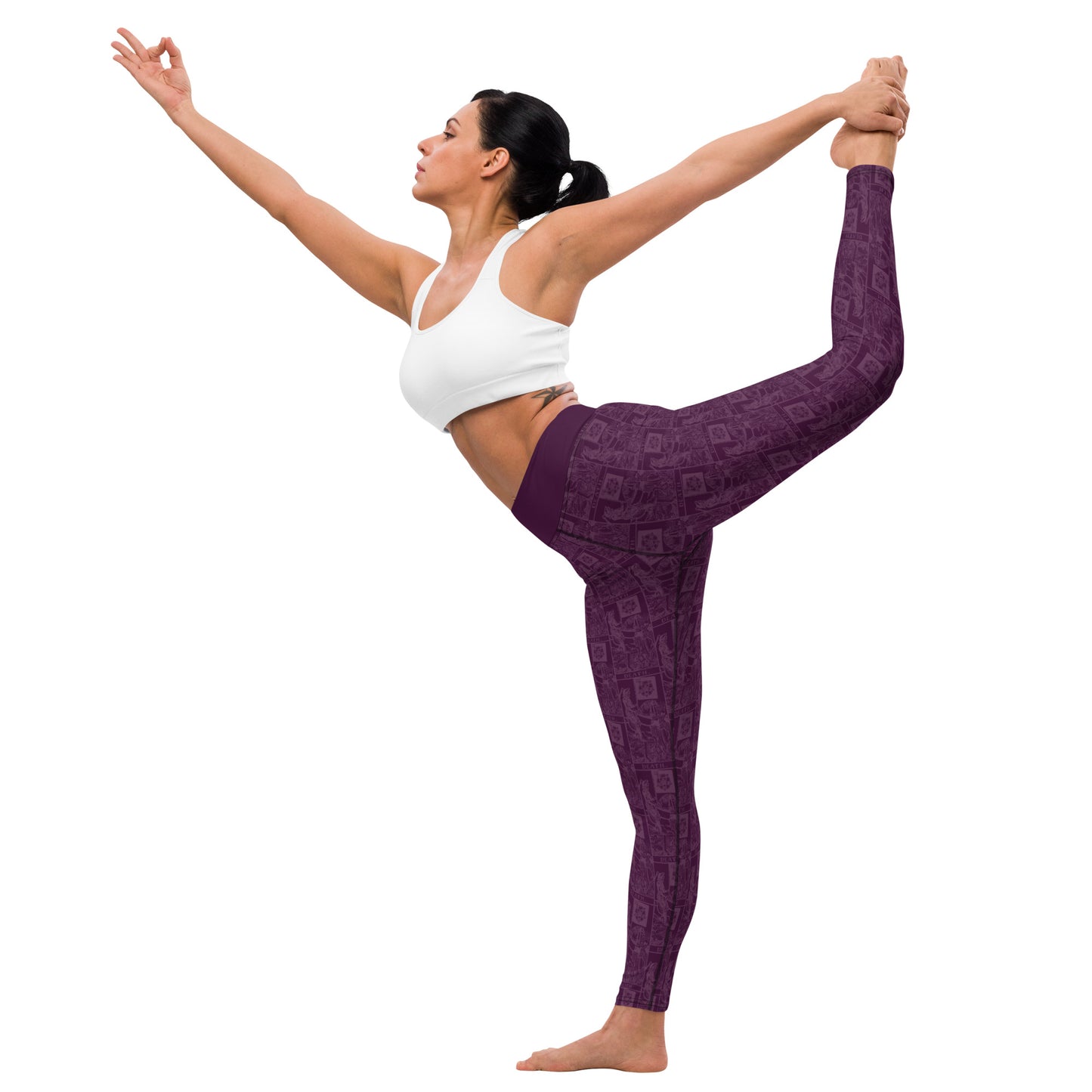 The Death Card Yoga Leggings