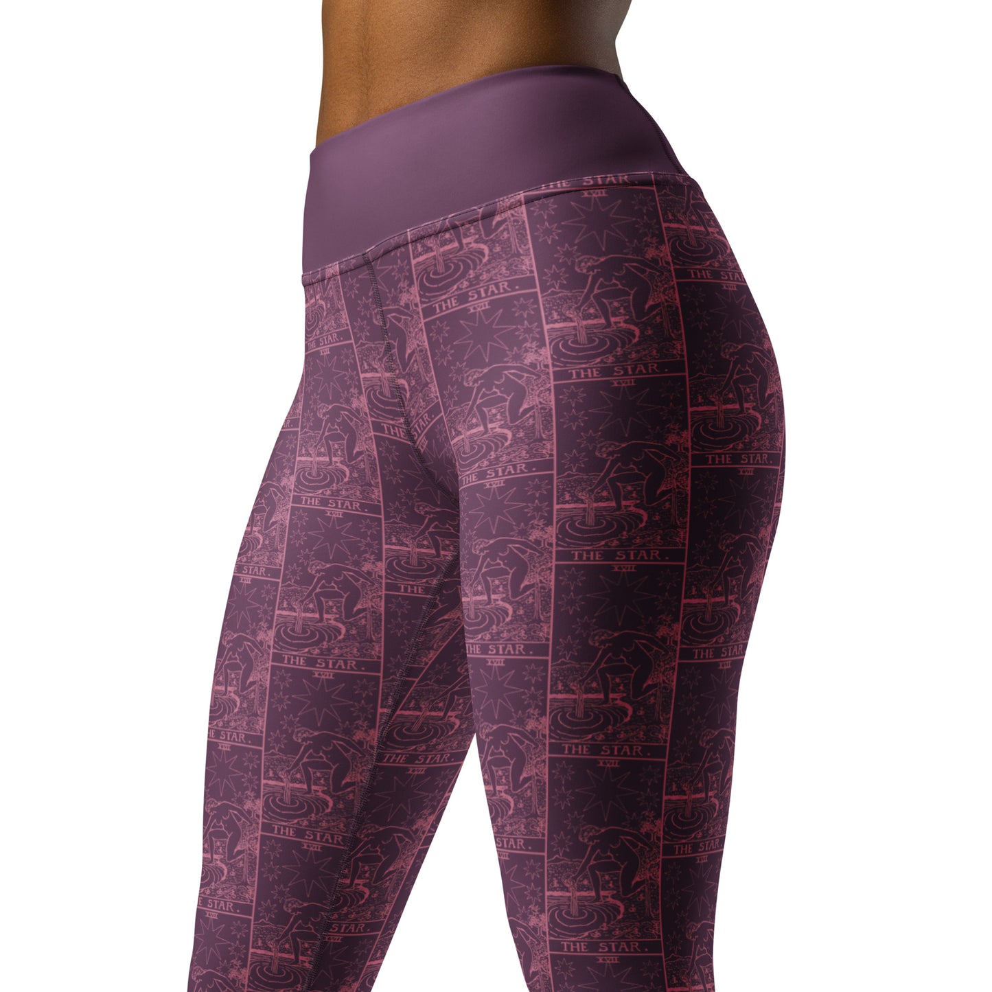 The Star Tarot Card Yoga Leggings #2
