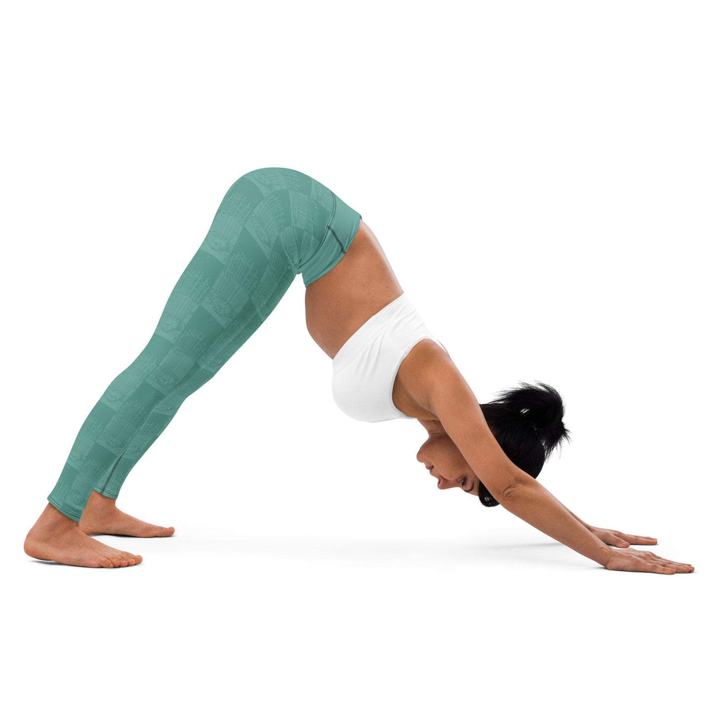 The Ten of Swords Card Yoga Leggings