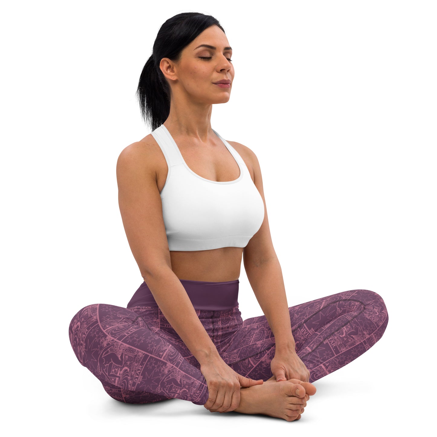 The Star Tarot Card Yoga Leggings #2