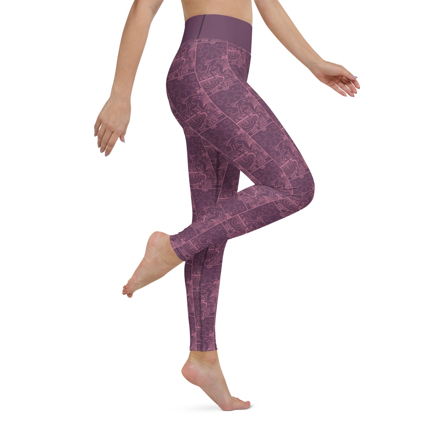 The Star Tarot Card Yoga Leggings #2