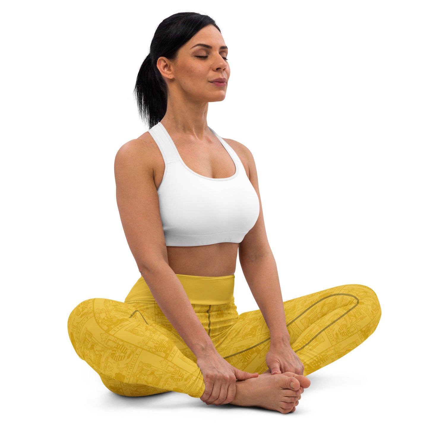 The Chariot Tarot Card Yoga Leggings