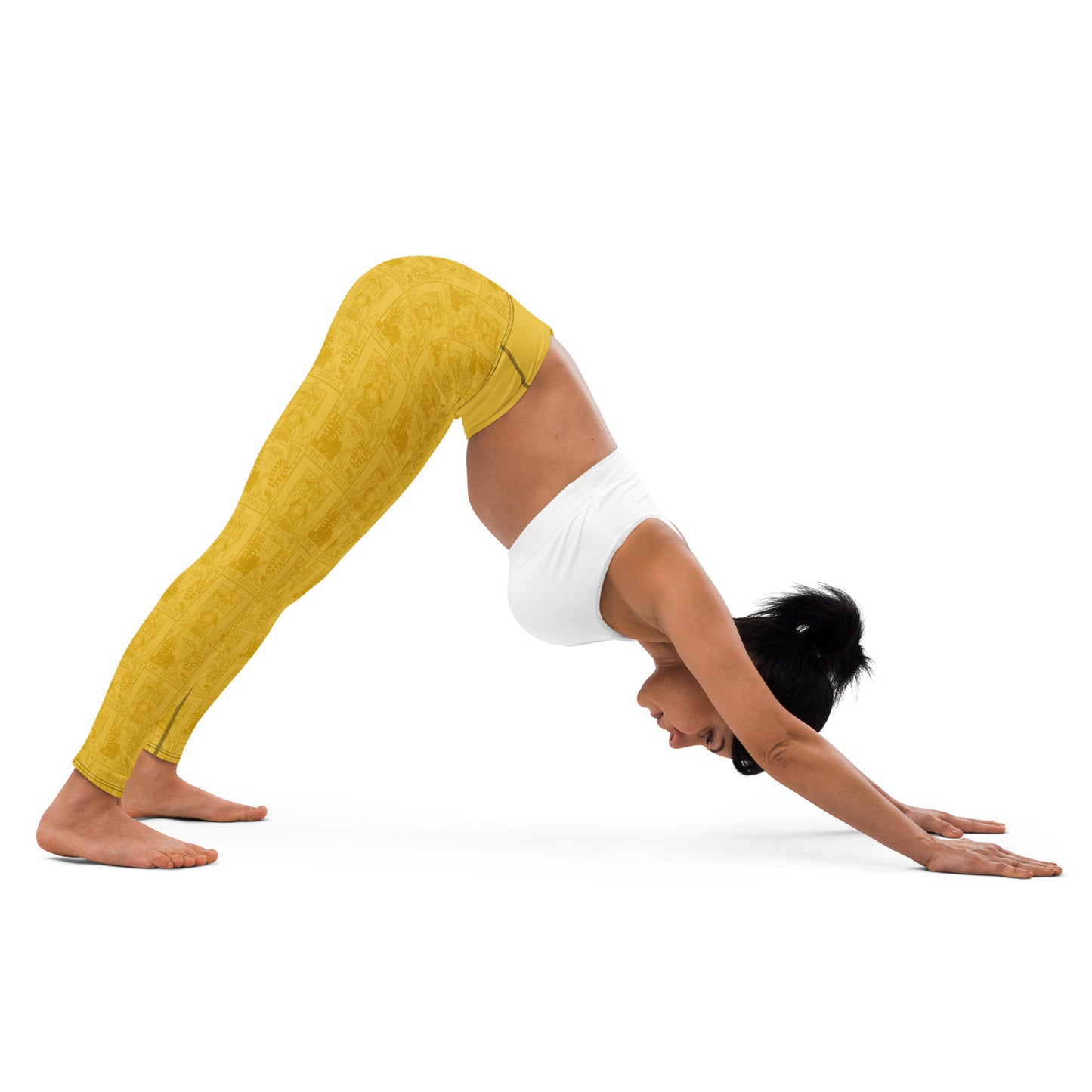 The Chariot Tarot Card Yoga Leggings