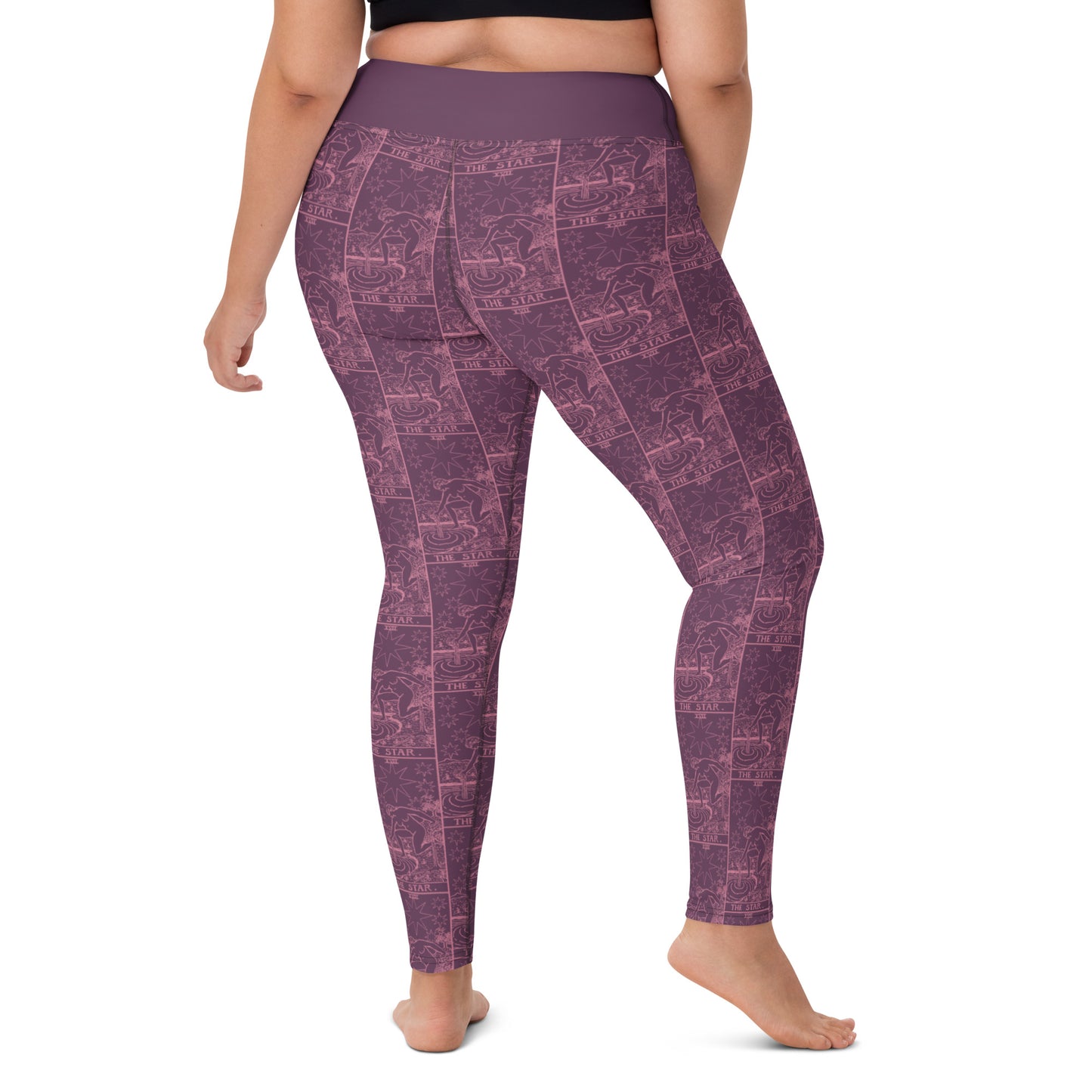 The Star Tarot Card Yoga Leggings #2