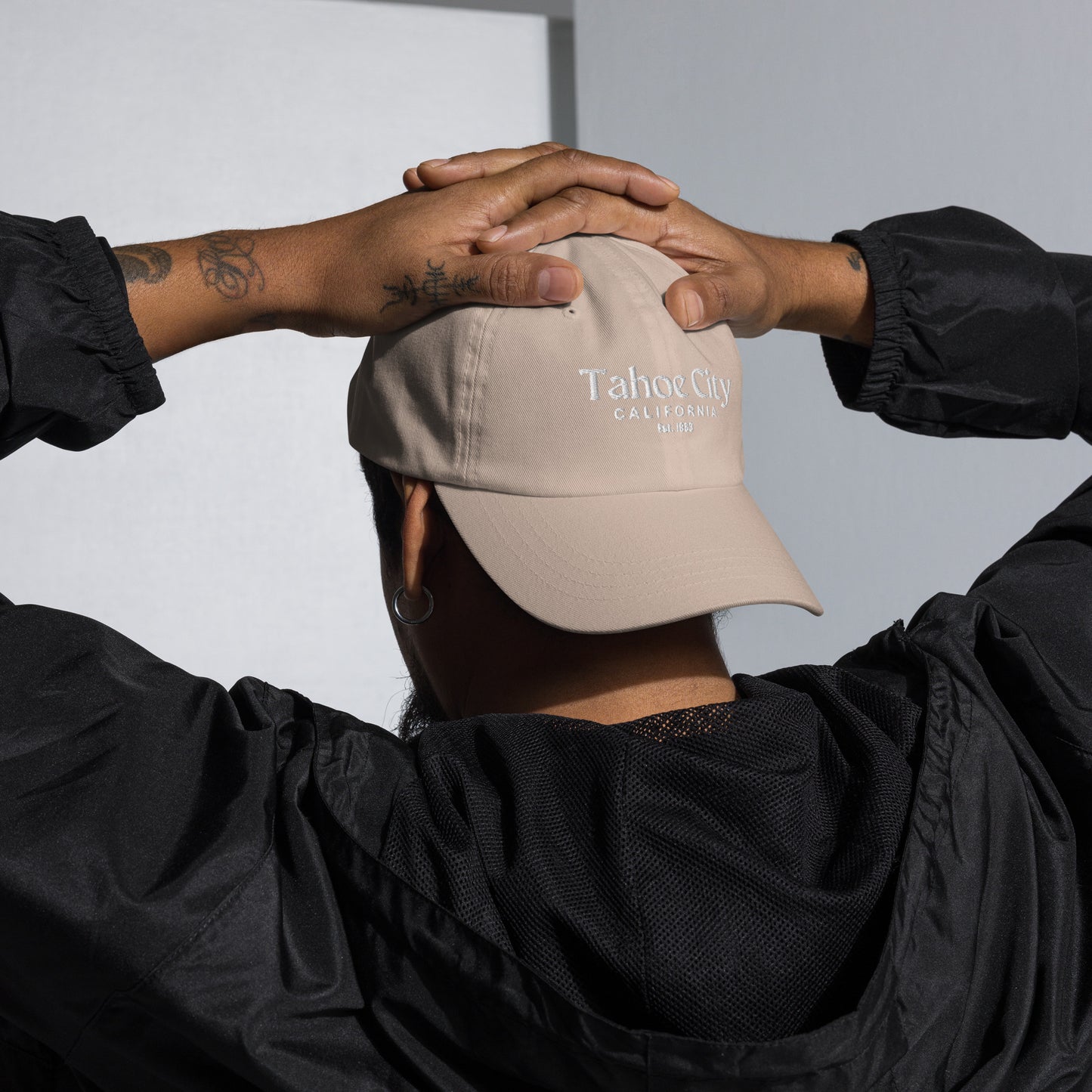 Beige Tahoe City Dad Hat