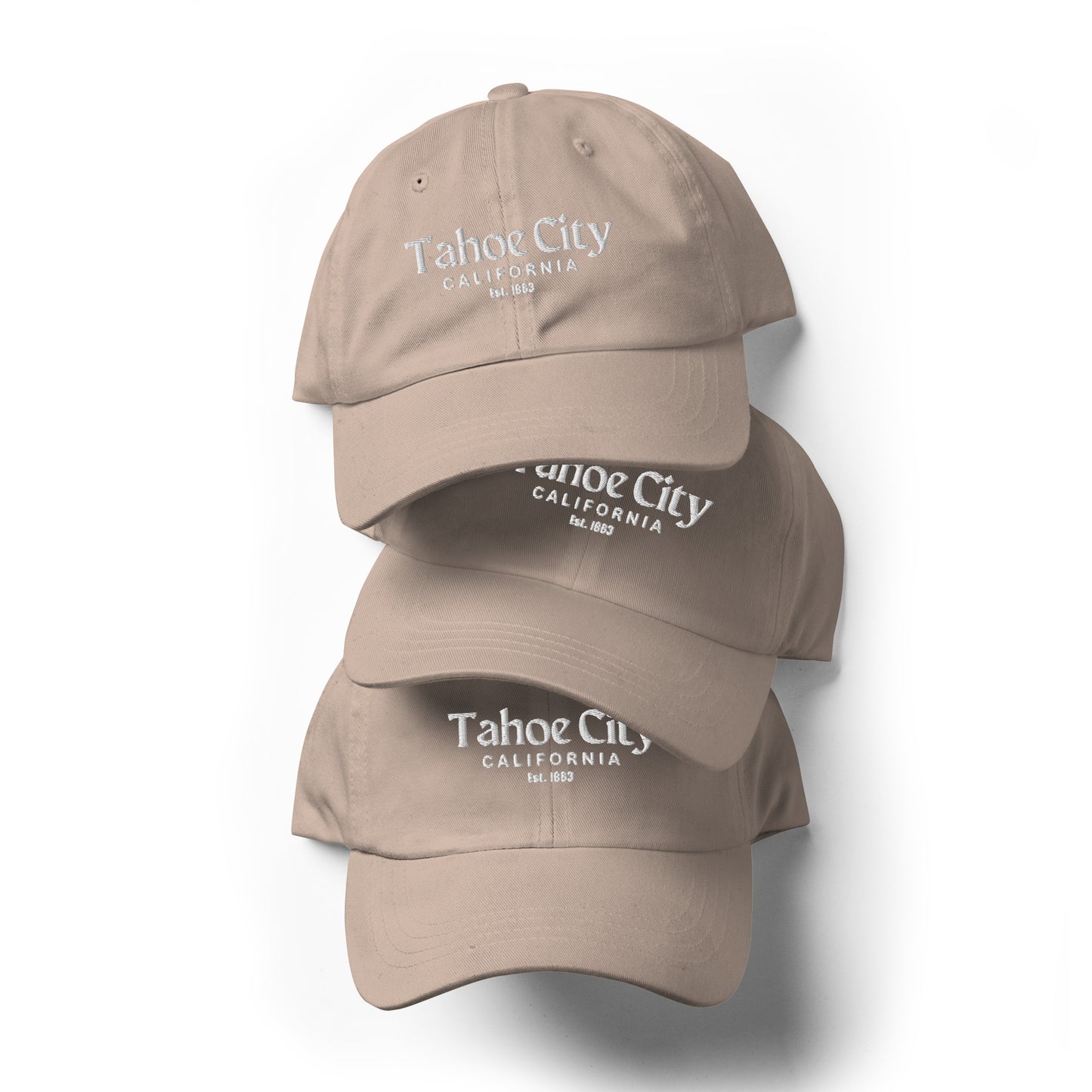 Beige Tahoe City Dad Hat