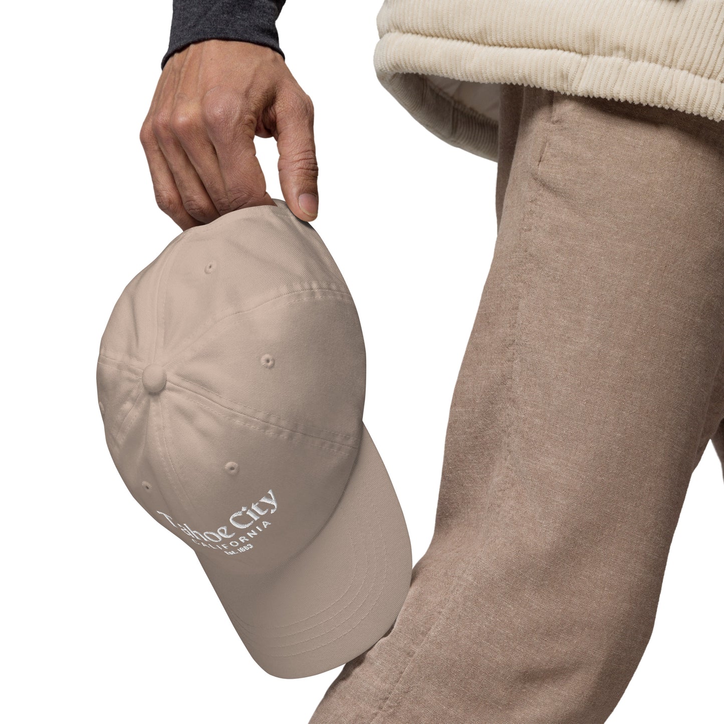 Beige Tahoe City Dad Hat