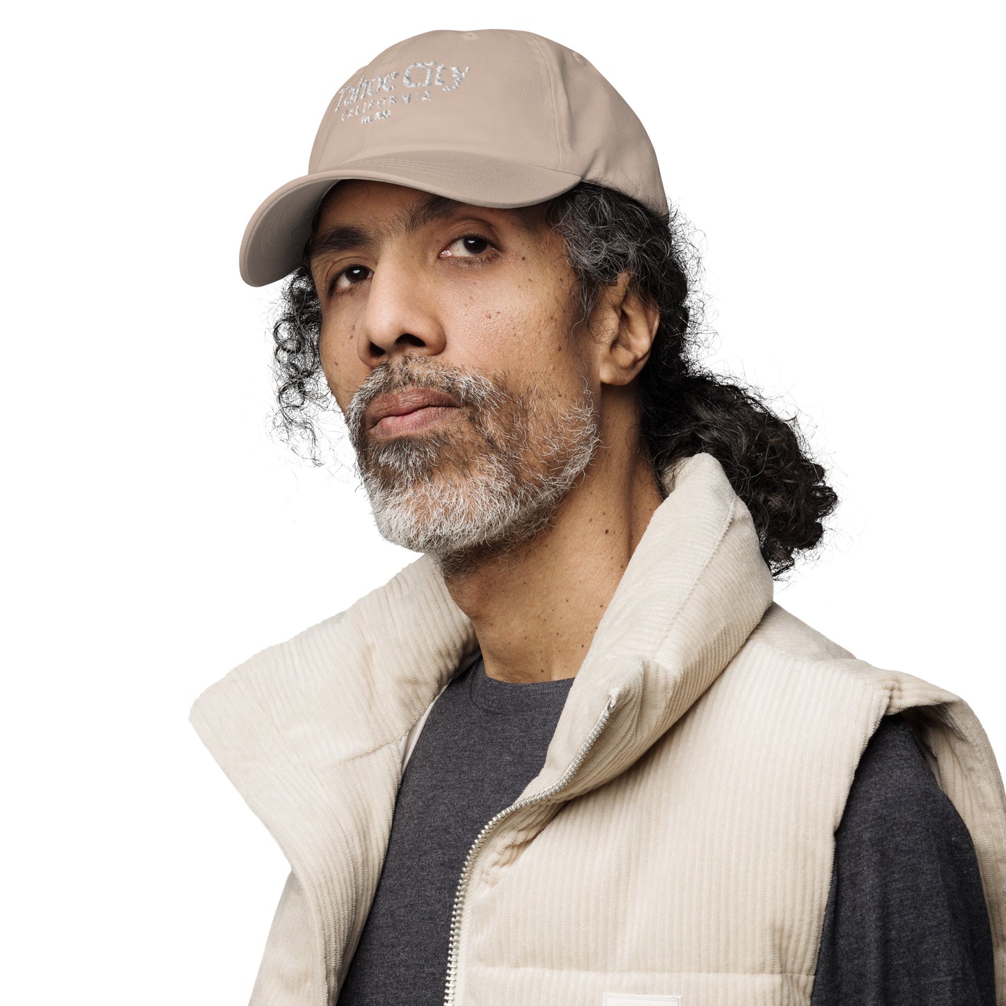 Beige Tahoe City Dad Hat