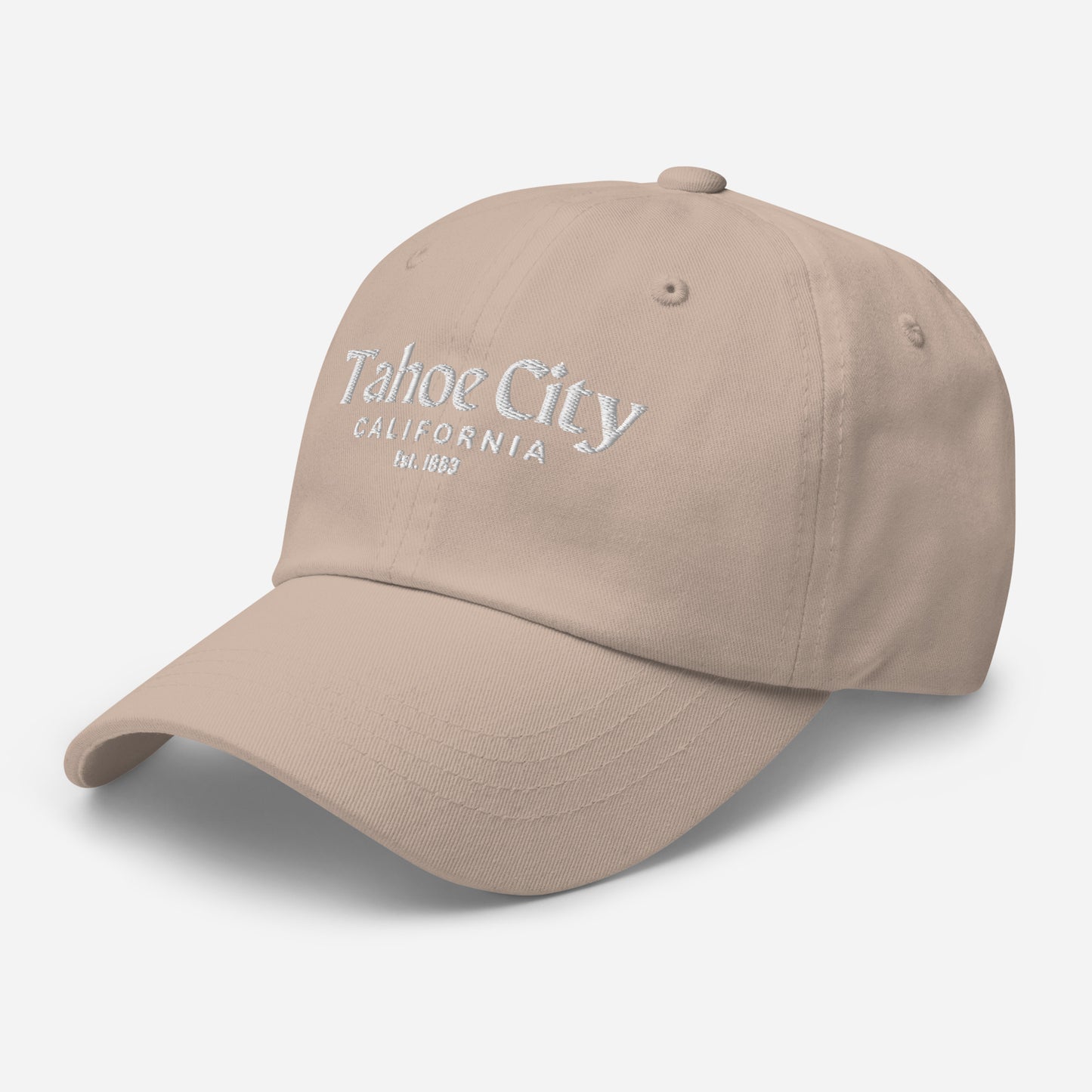 Beige Tahoe City Dad Hat