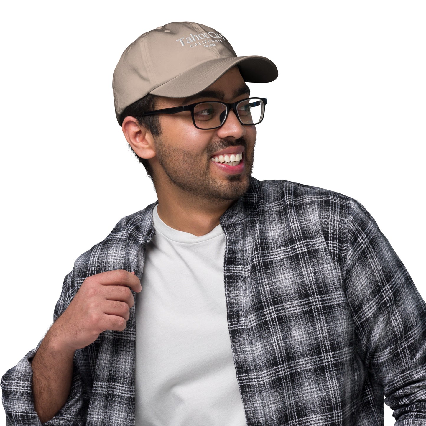 Beige Tahoe City Dad Hat
