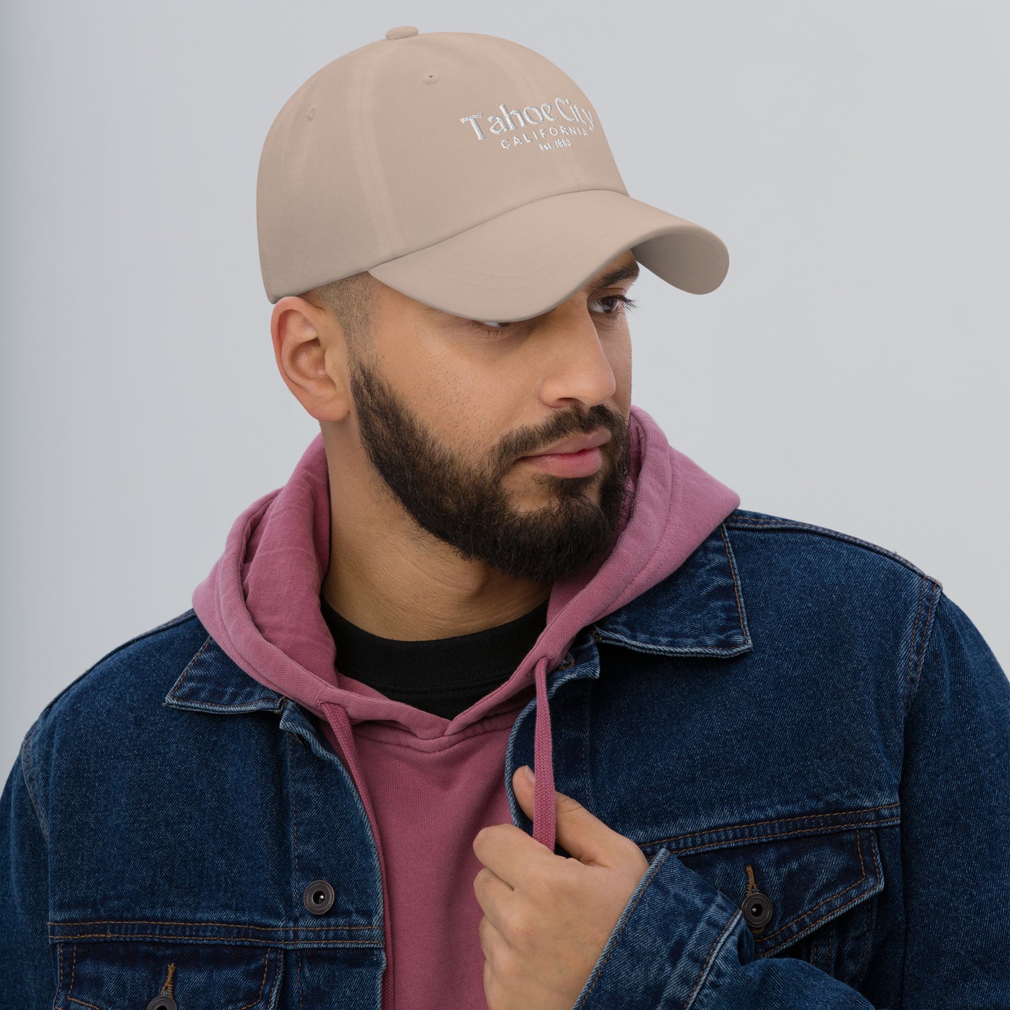Beige Tahoe City Dad Hat