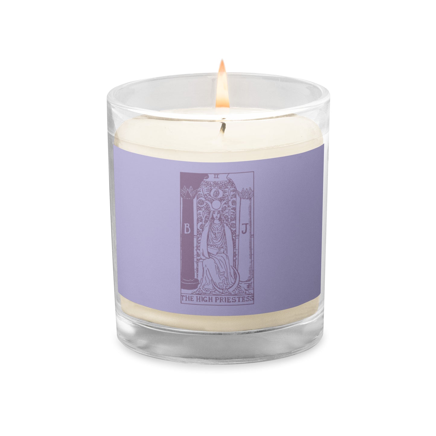 The High Priestess Tarot Card Scentless Soy Candle