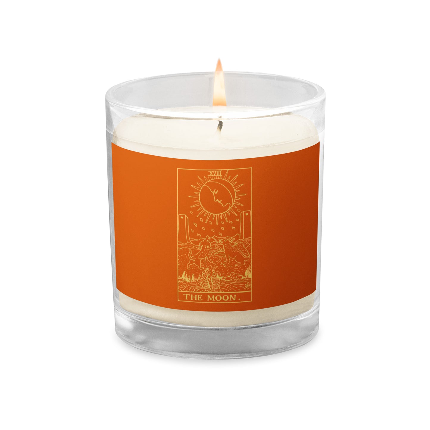 The Moon Tarot Card Scentless Soy Candle