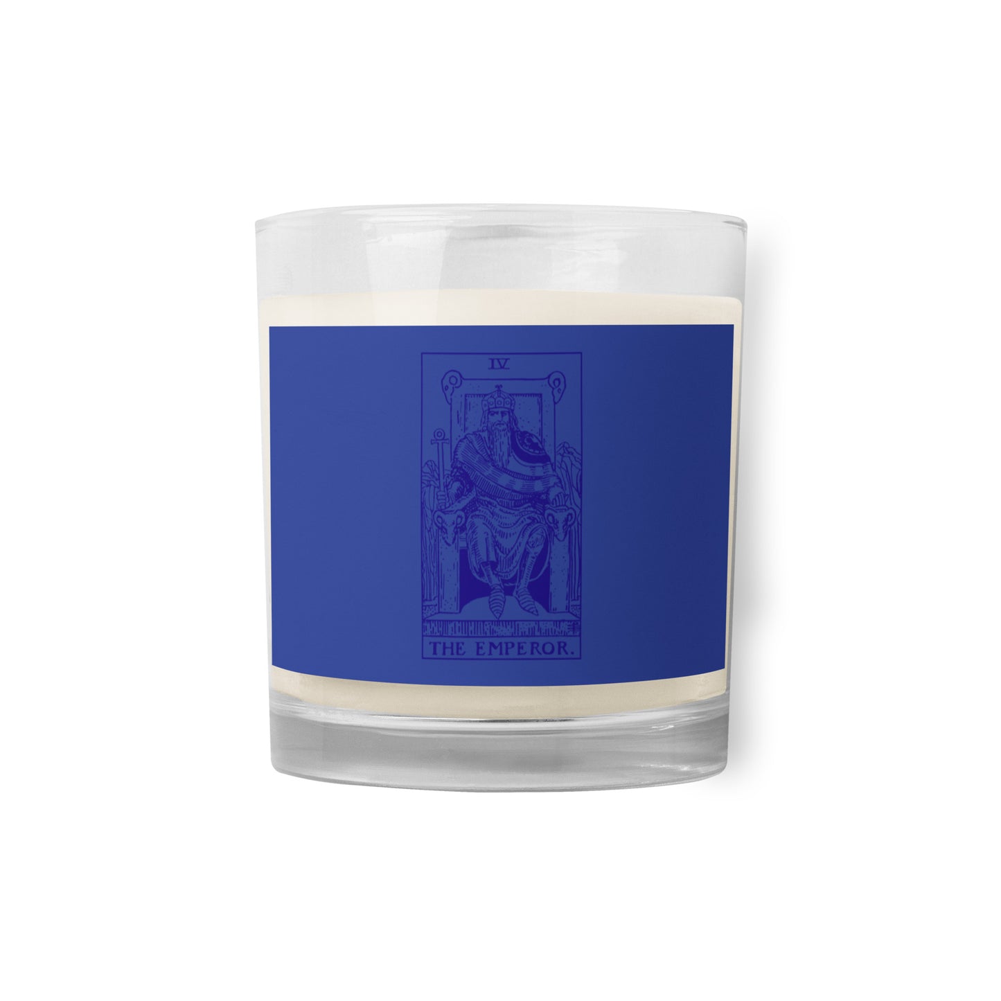 The Emperor Tarot Card Scentless Soy Candle
