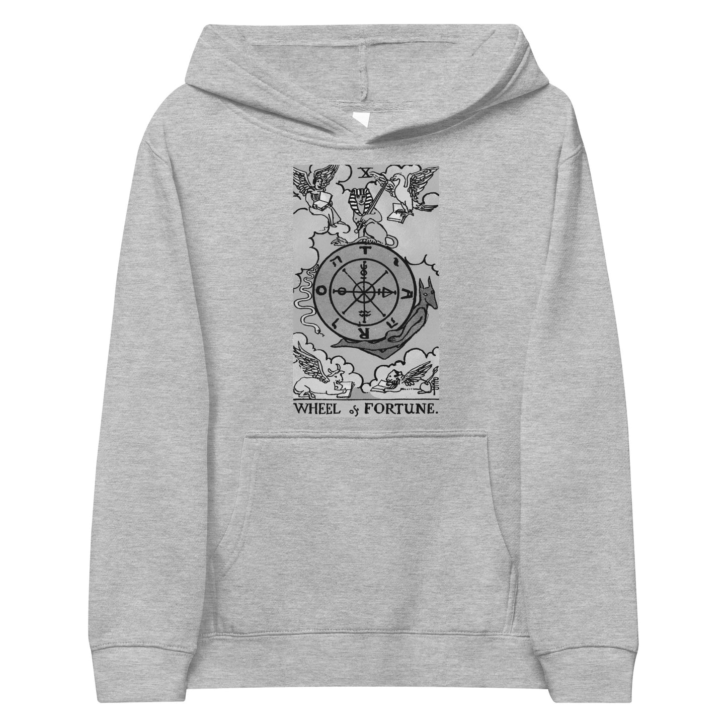 Wheel of Fortune Tarot Card Hoodie for Kids