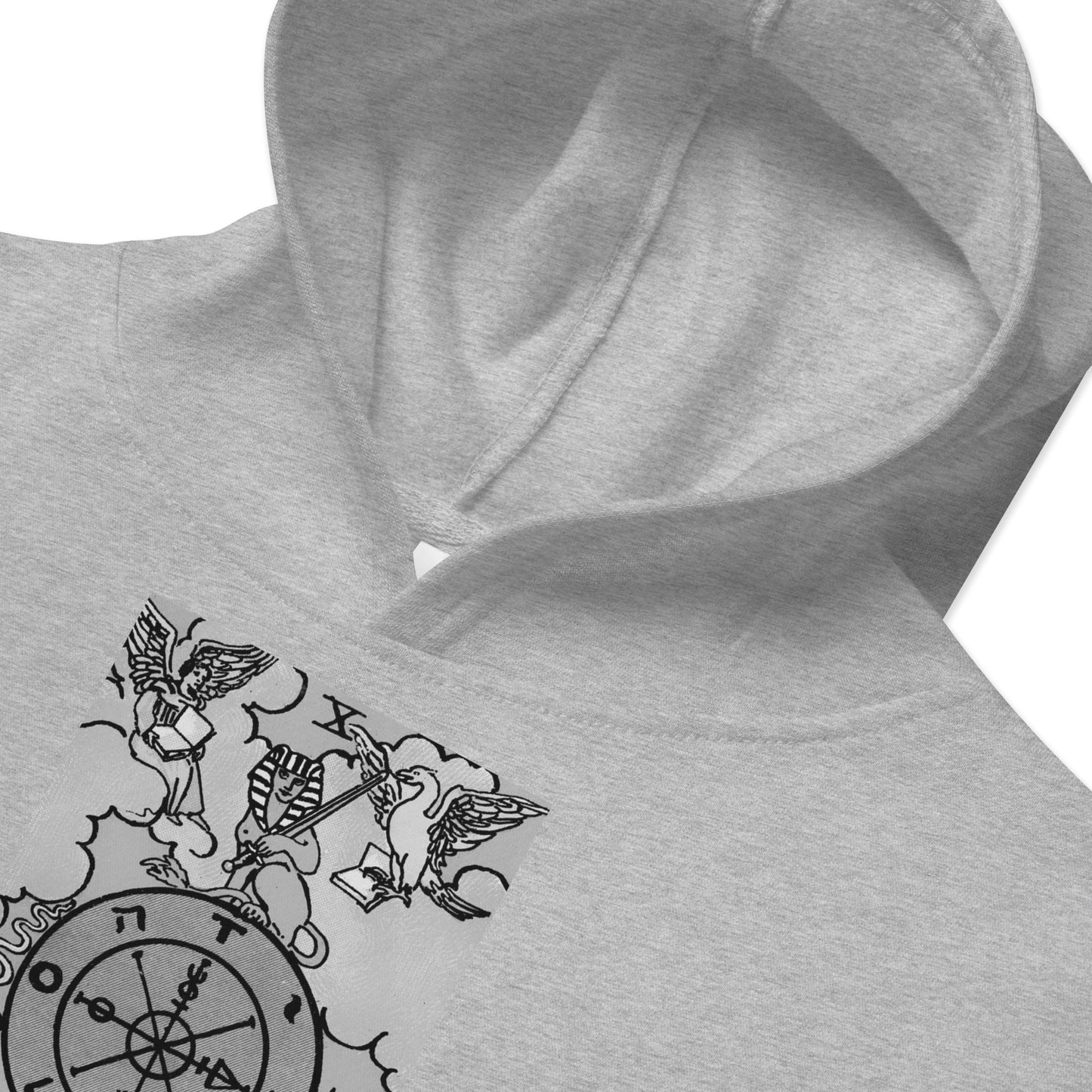 Wheel of Fortune Tarot Card Hoodie for Kids