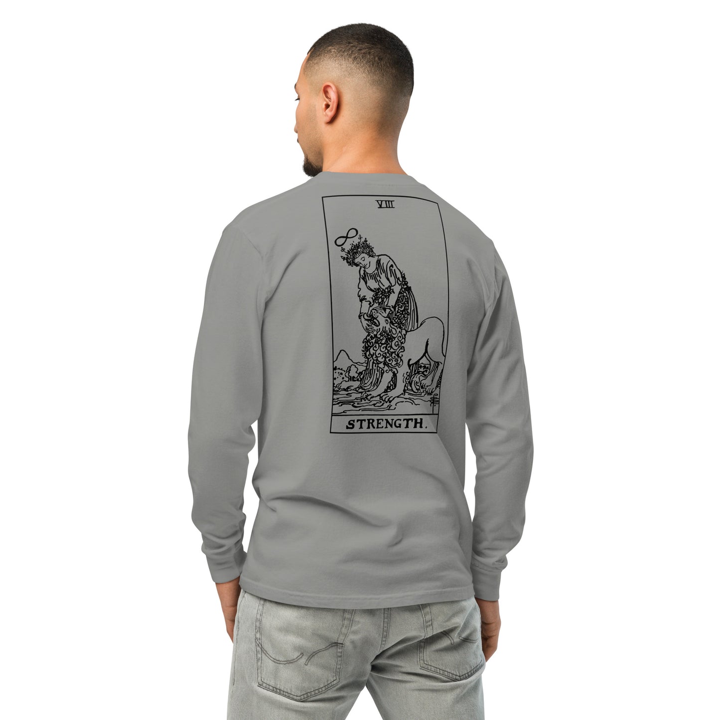 Strength Tarot Card Long-Sleeve Tee