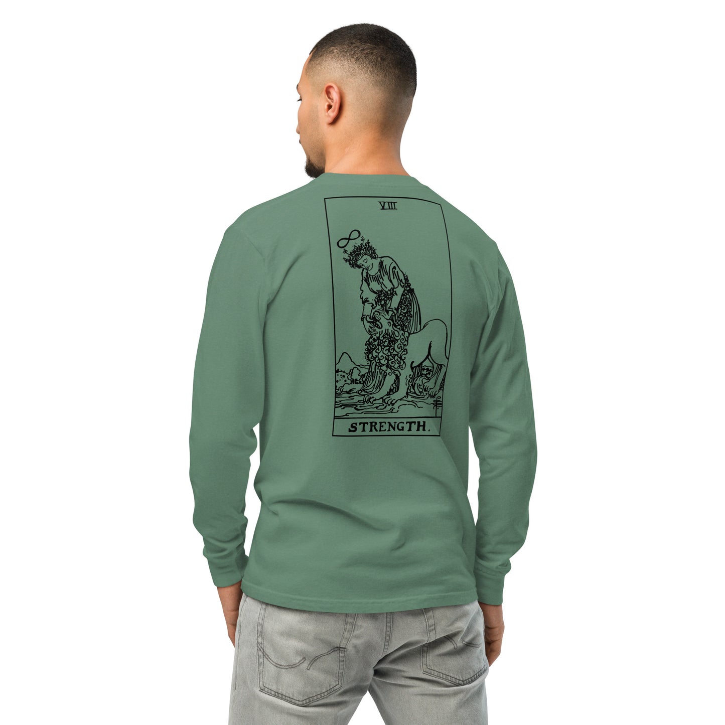 Strength Tarot Card Long-Sleeve Tee