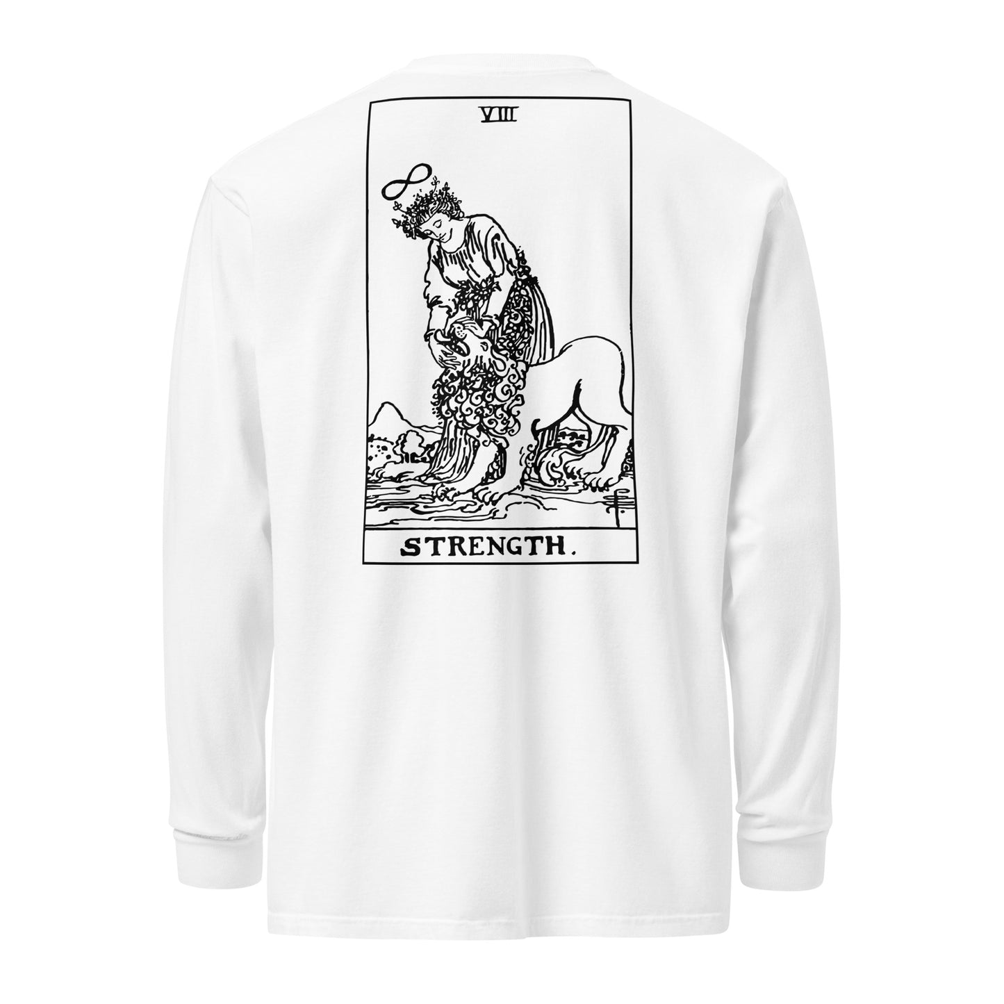 Strength Tarot Card Long-Sleeve Tee