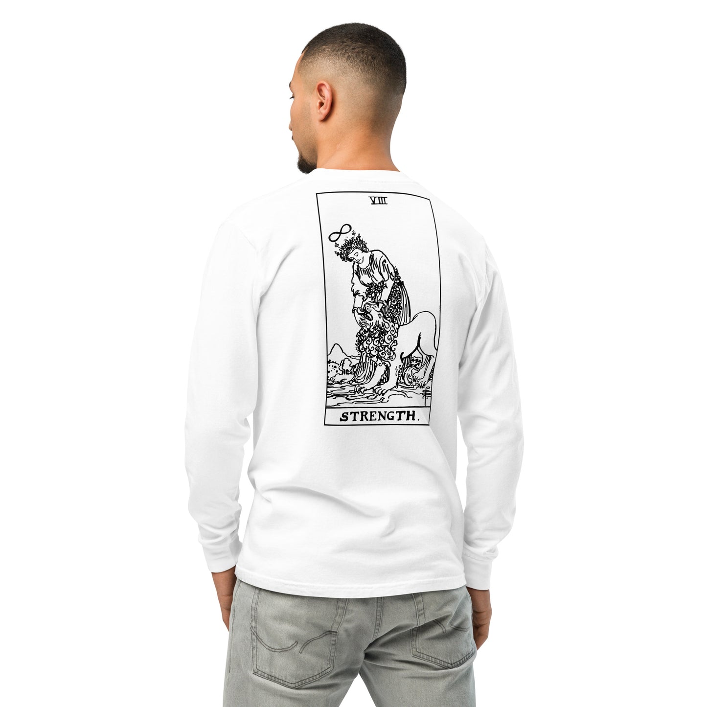 Strength Tarot Card Long-Sleeve Tee