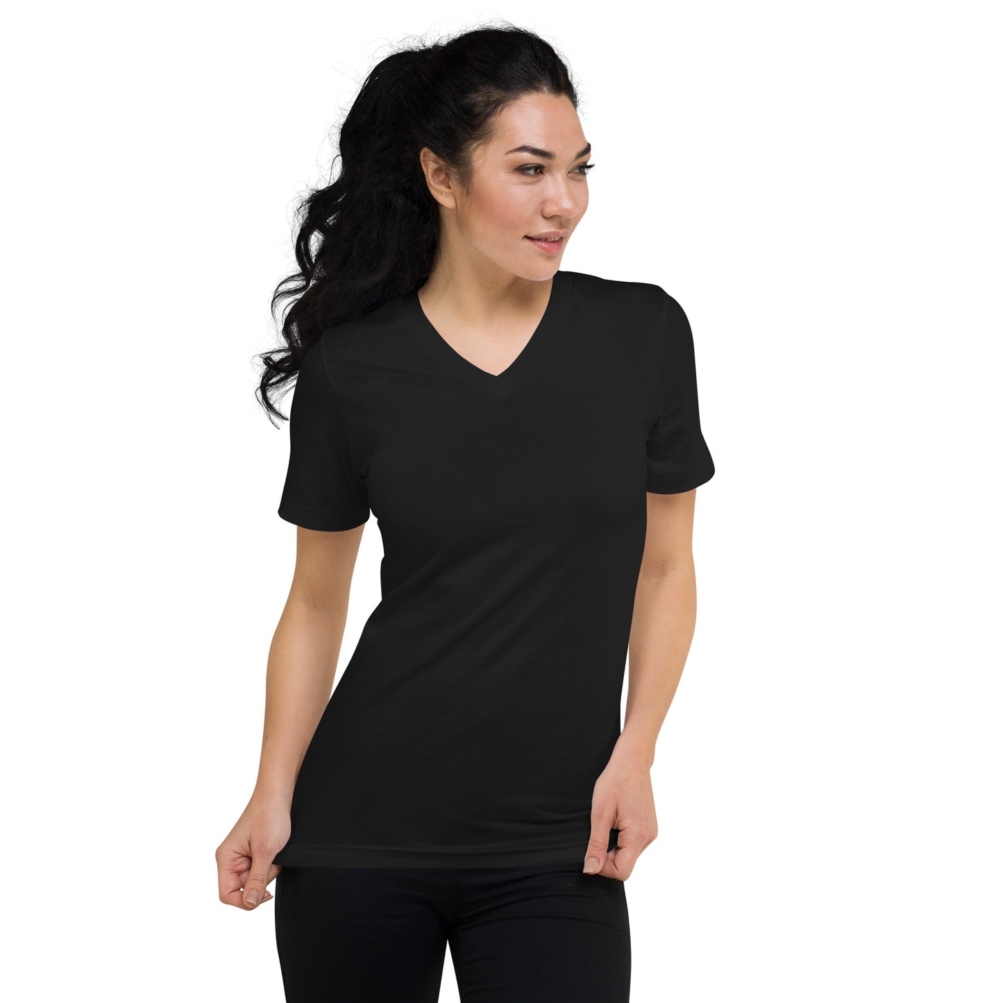 Queen of Swords Tarot Card V-Neck Tee