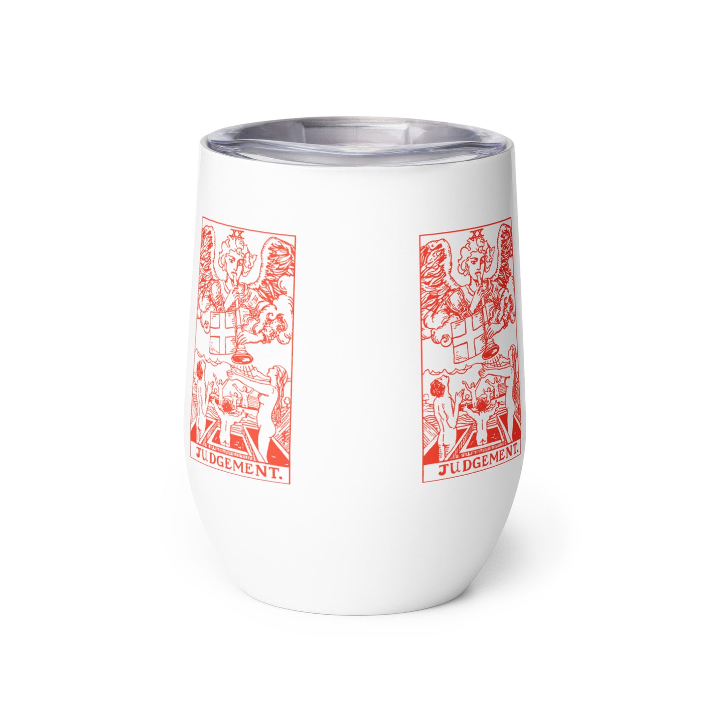 The Judgement Tarot Card 12 oz Insulated Tumbler