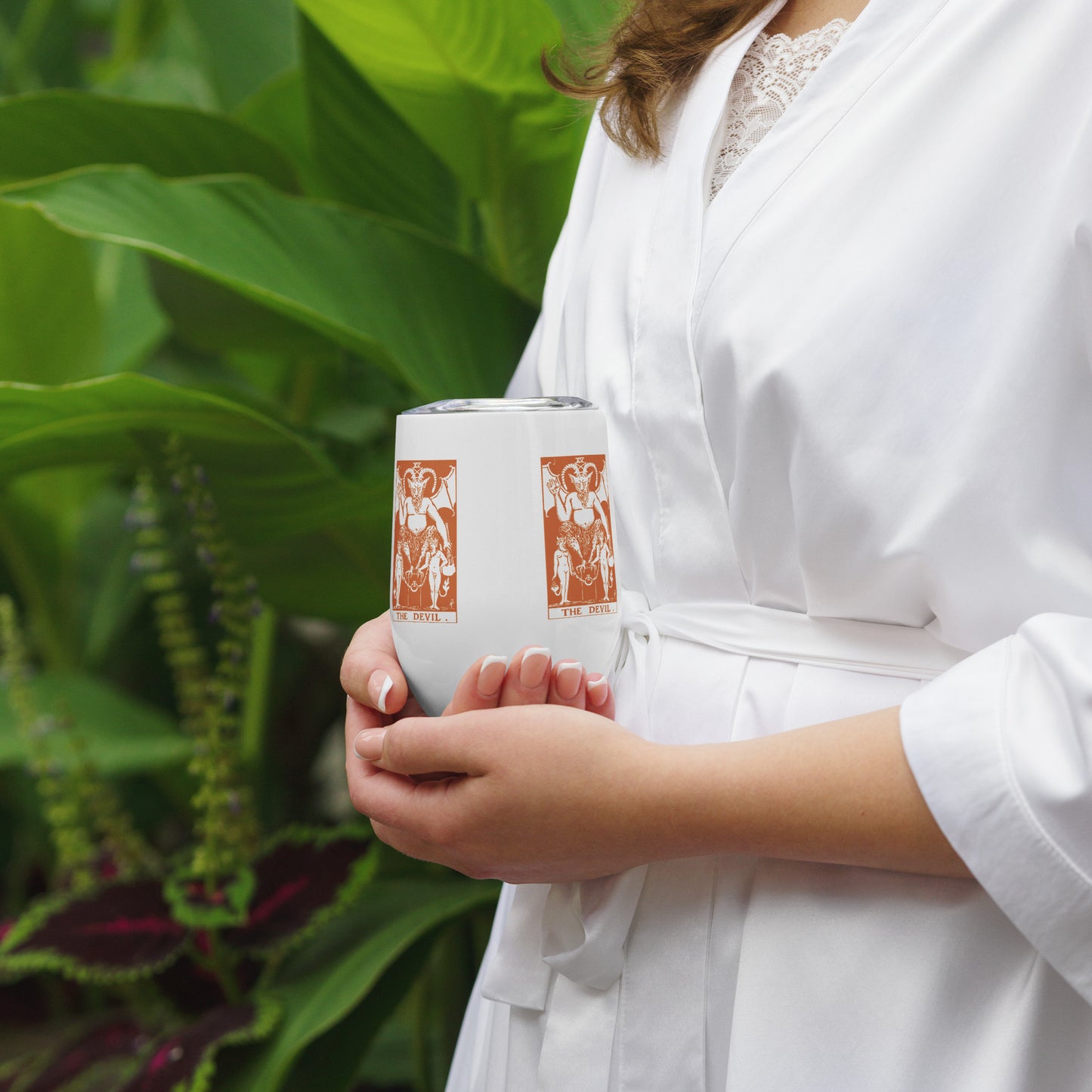 The Devil Tarot Card 12 oz Insulated Tumbler