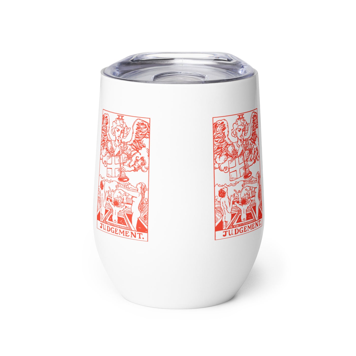 The Judgement Tarot Card 12 oz Insulated Tumbler