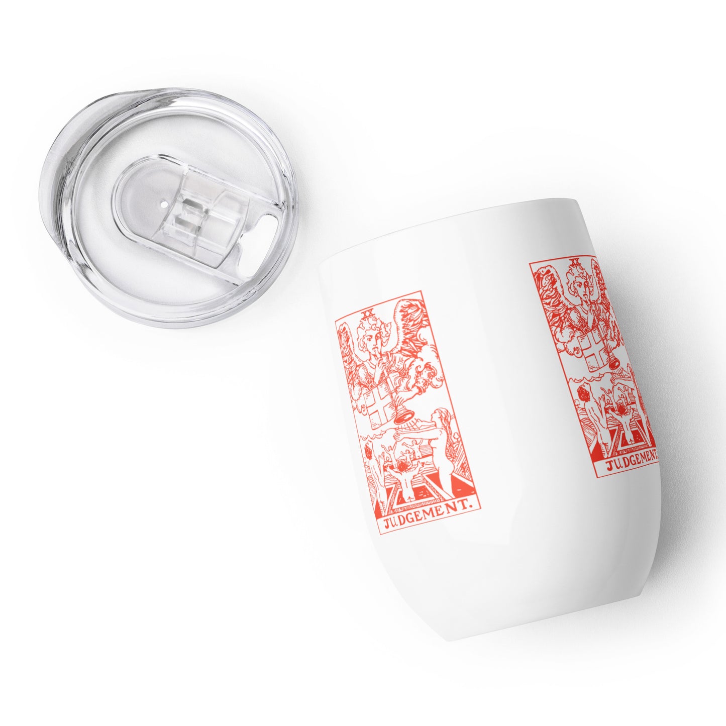 The Judgement Tarot Card 12 oz Insulated Tumbler