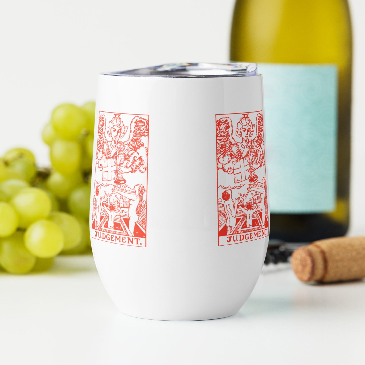 The Judgement Tarot Card 12 oz Insulated Tumbler