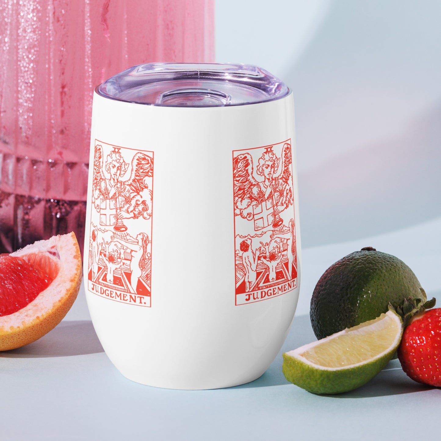 The Judgement Tarot Card 12 oz Insulated Tumbler