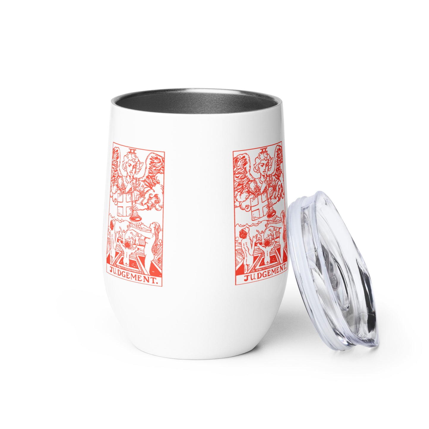 The Judgement Tarot Card 12 oz Insulated Tumbler