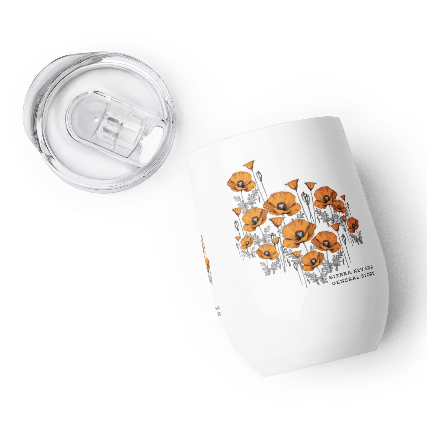 California Poppies 12 oz Insulated Tumbler #2