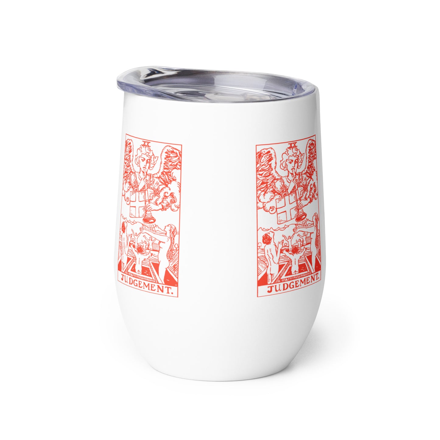 The Judgement Tarot Card 12 oz Insulated Tumbler