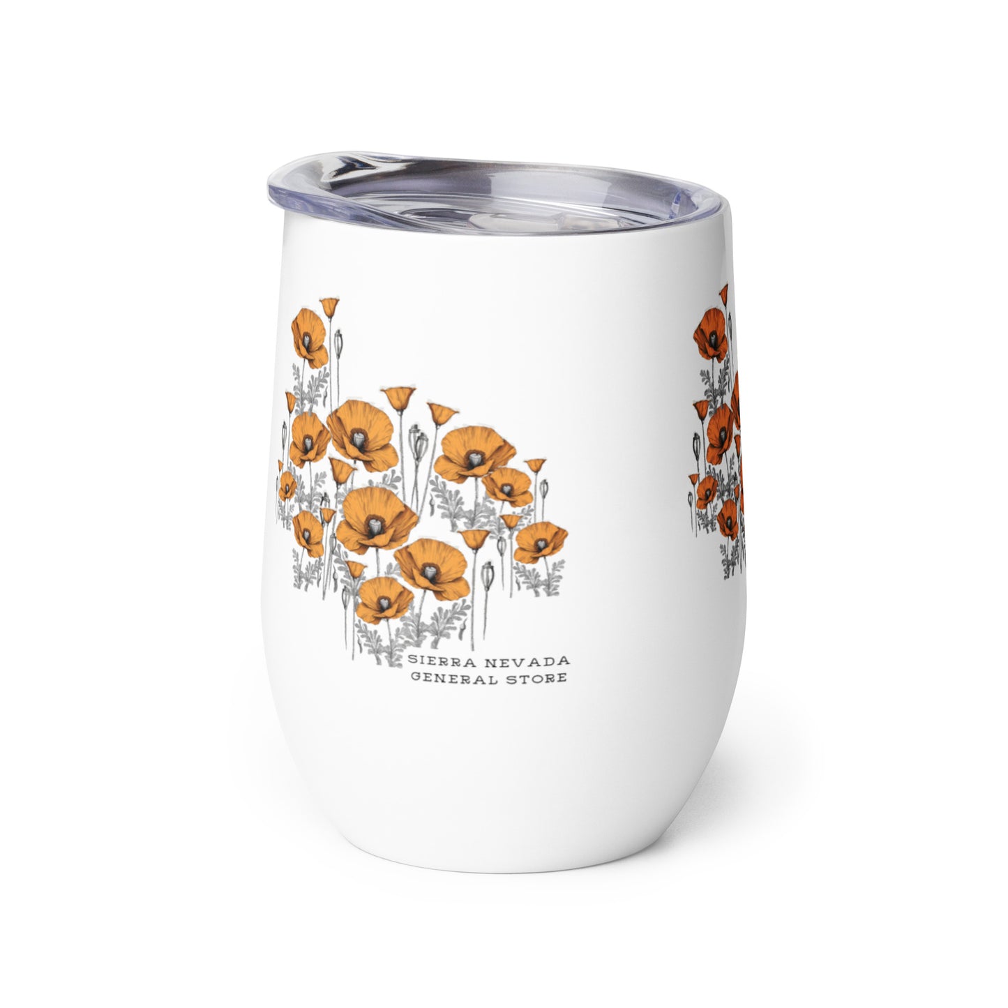 California Poppies 12 oz Insulated Tumbler #2
