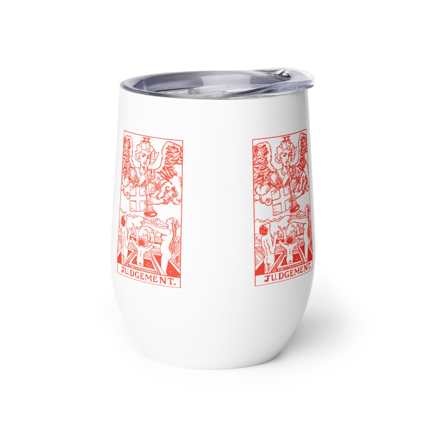 The Judgement Tarot Card 12 oz Insulated Tumbler