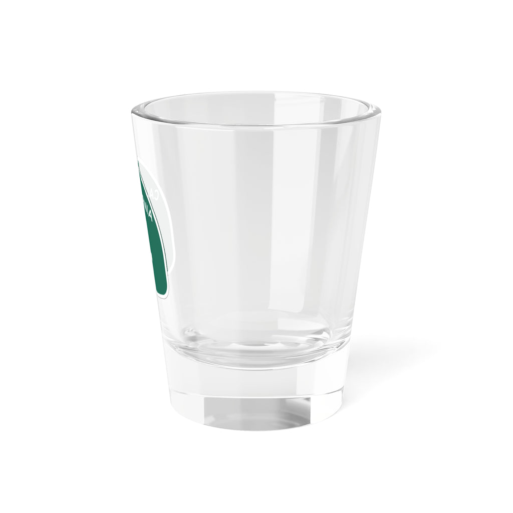 California Highway 4 1.5 oz Shot Glass