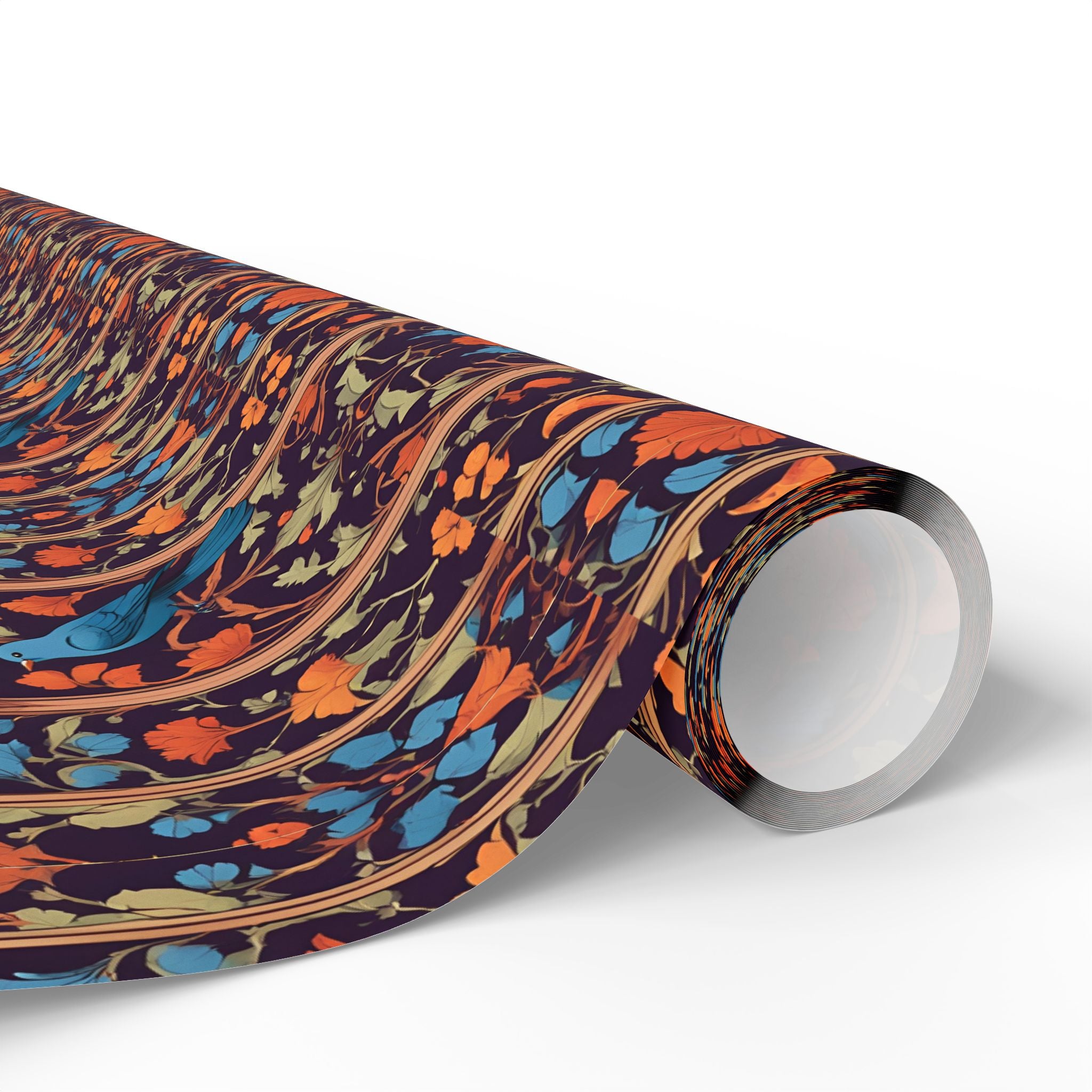 Blue Birds & Branches Gift Wrap