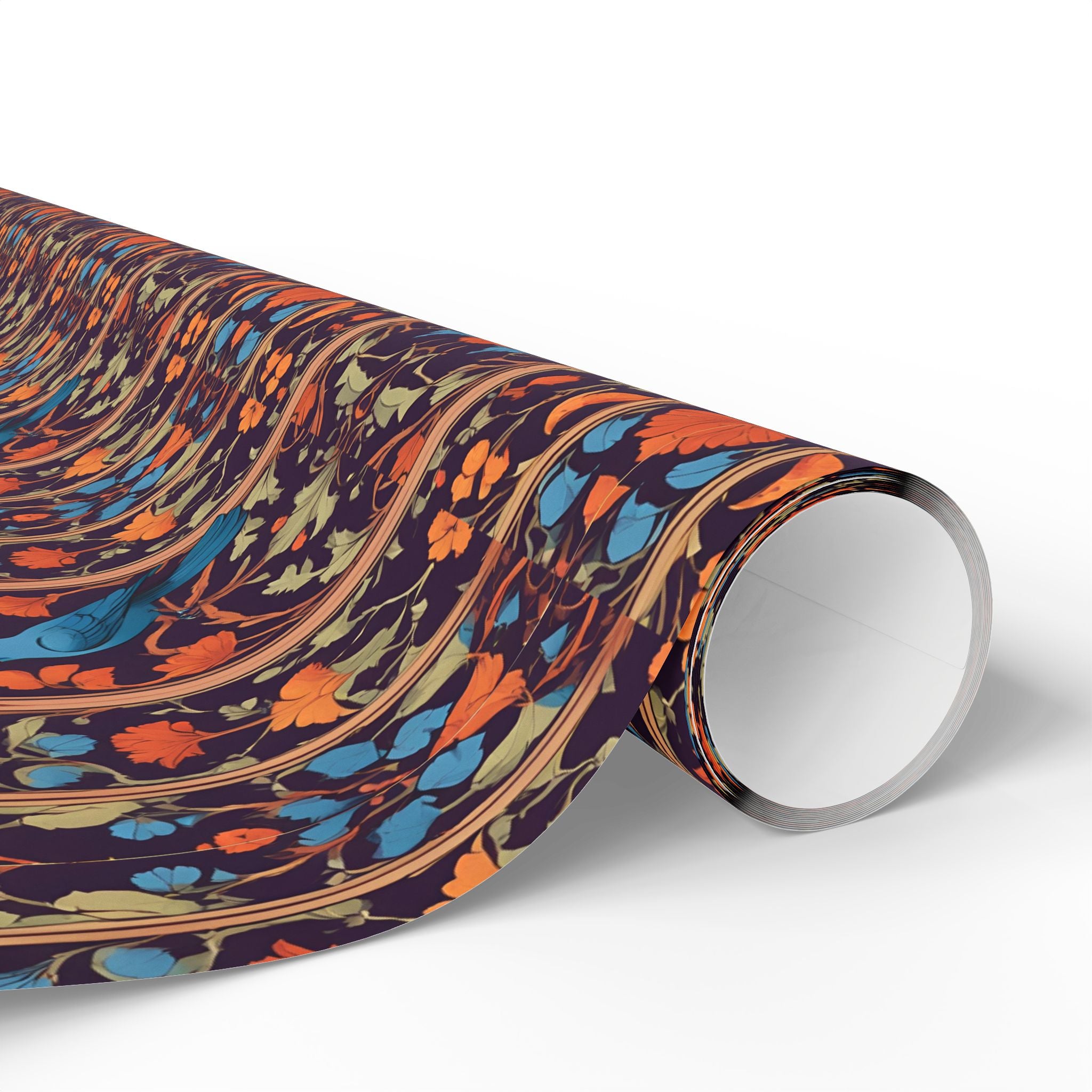 Blue Birds & Branches Gift Wrap