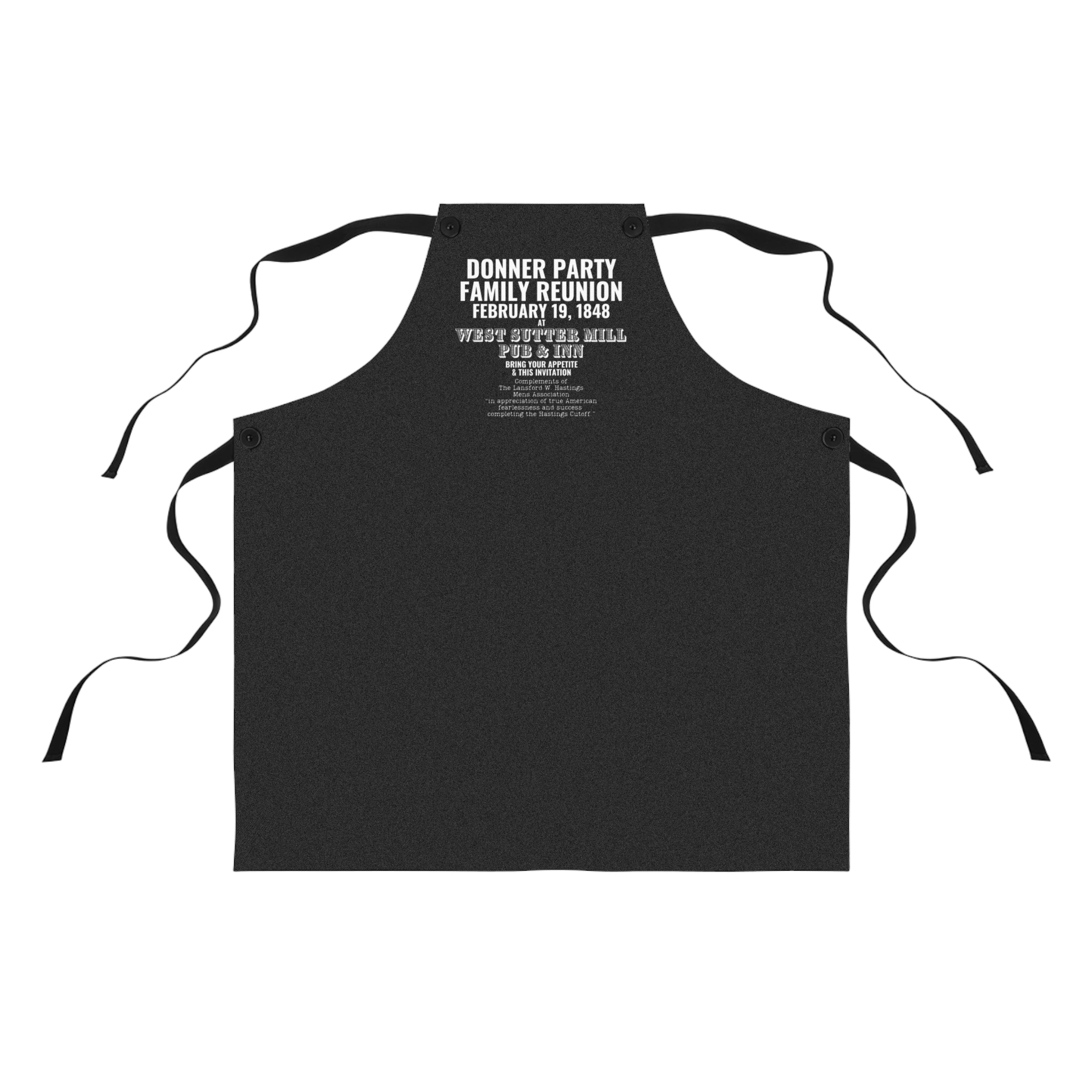 Donner Party Family Reunion Apron