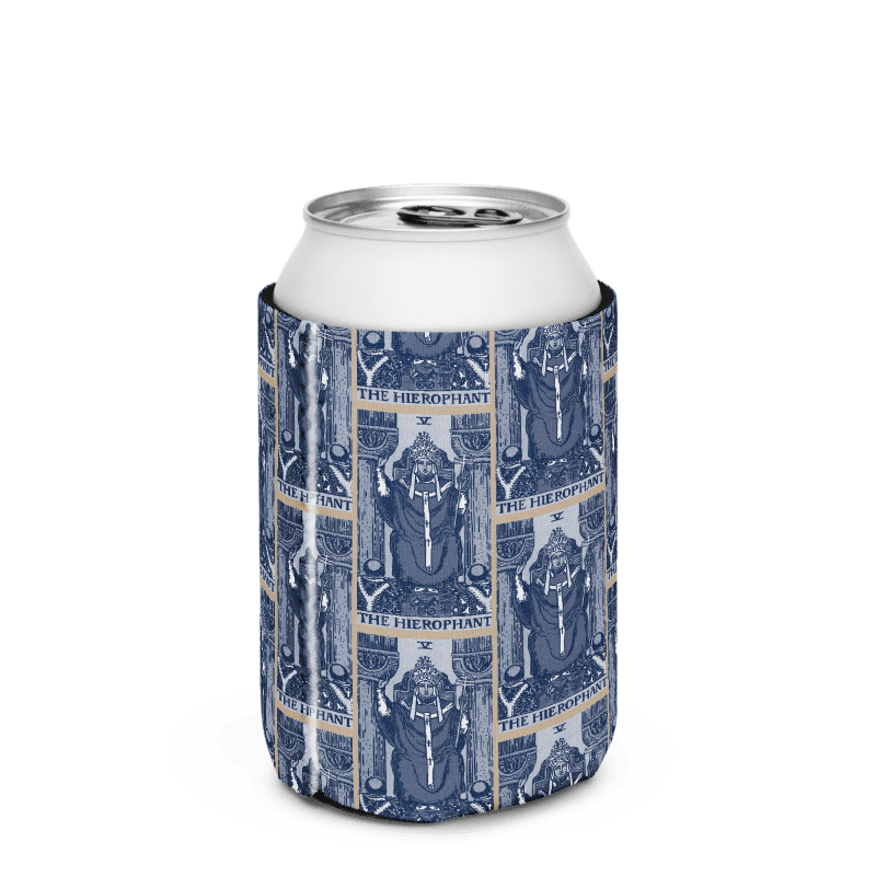 The Hierophant Tarot Card Can Cooler