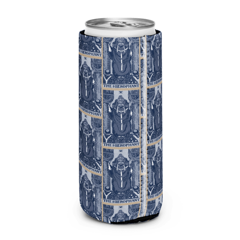 The Hierophant Tarot Card Can Cooler