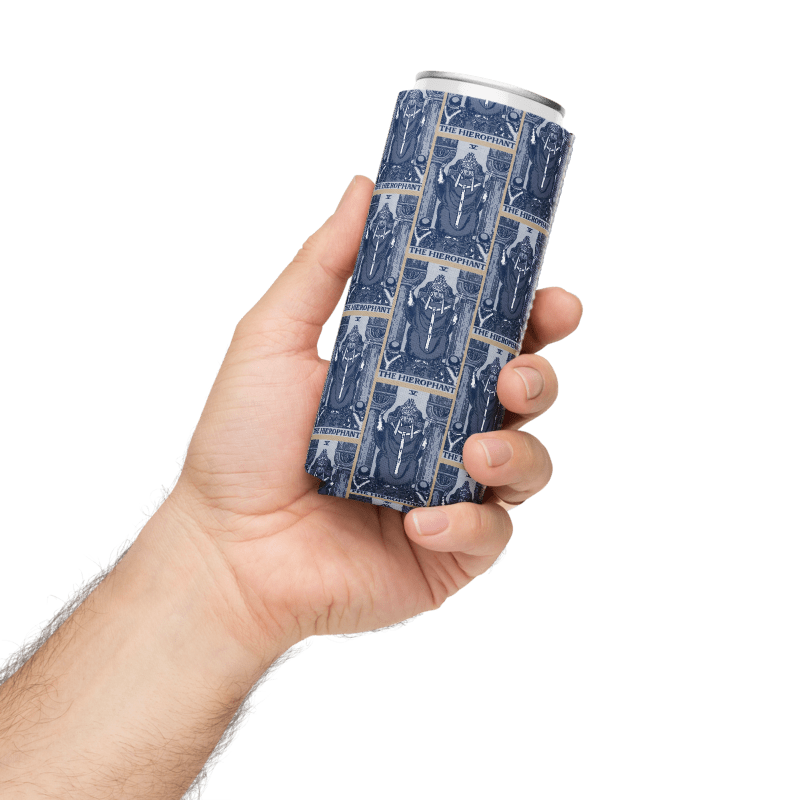 The Hierophant Tarot Card Can Cooler