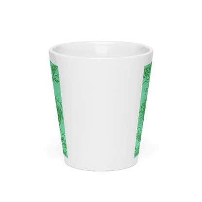 Wheel of Fortune Tarot Card Latte Mug