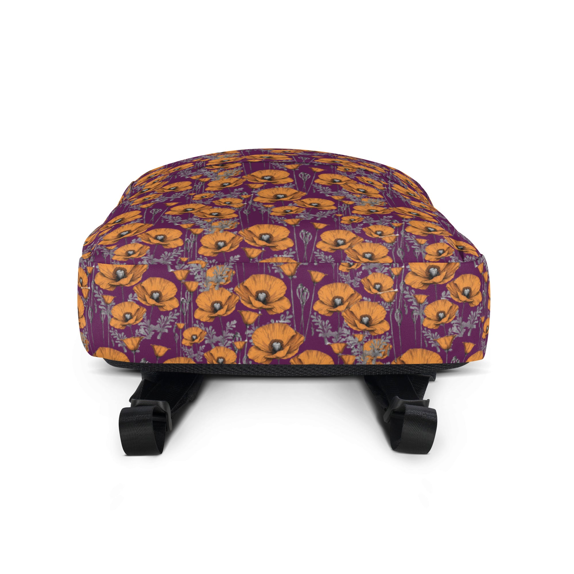 California Poppies Backpack for Kids in Purple